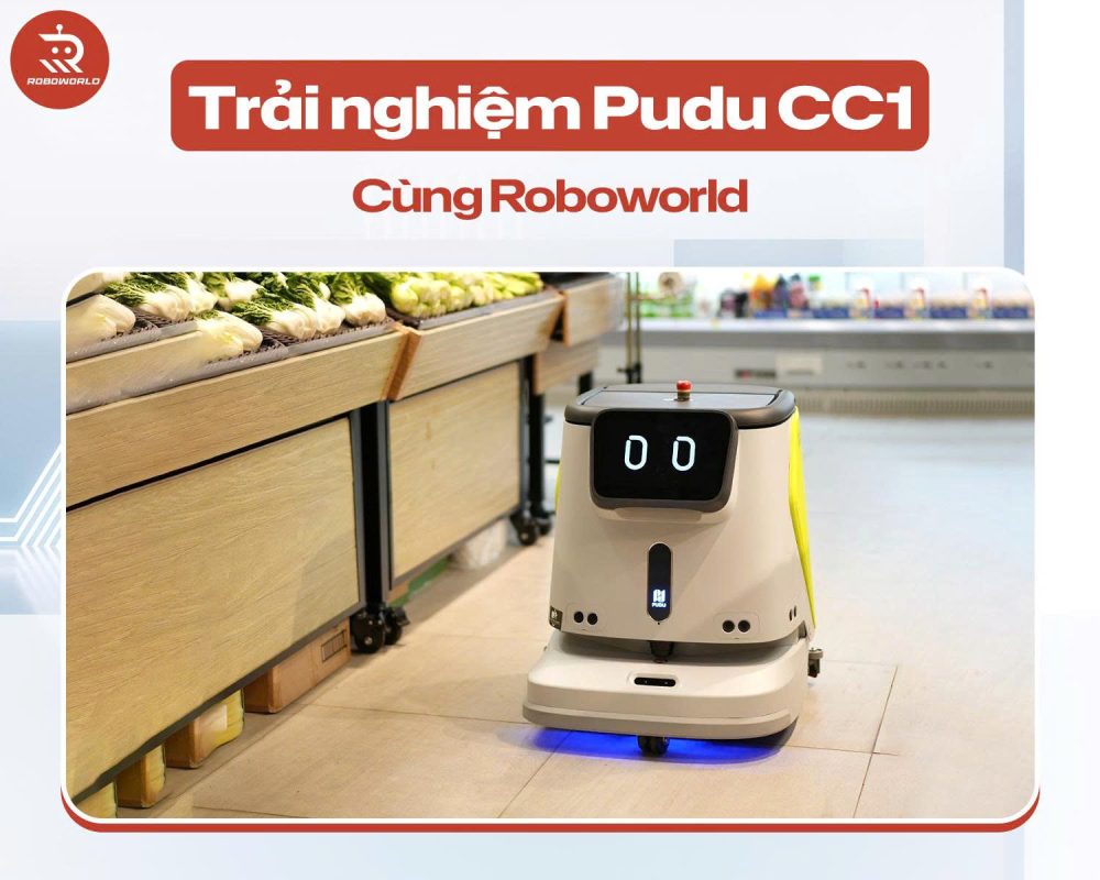 Trải nghiệm Pudu CC1 cùng Thế giới Robot – Roboworld