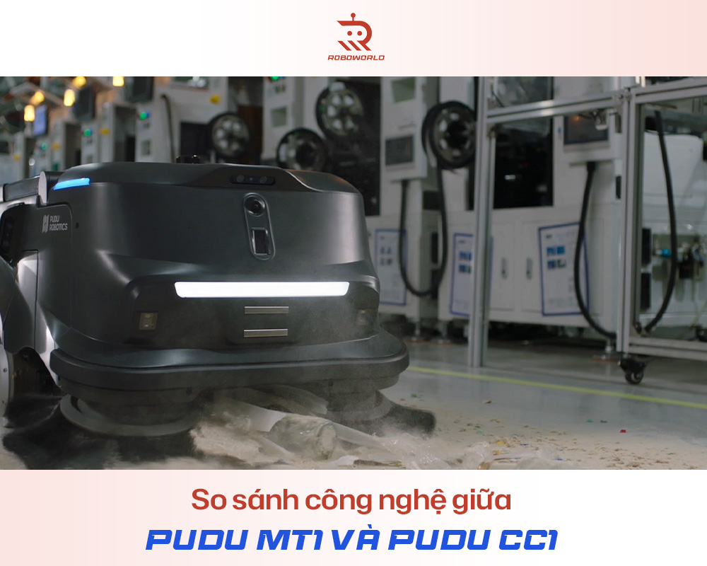 So sánh công nghệ giữa Pudu MT1 và Pudu CC1