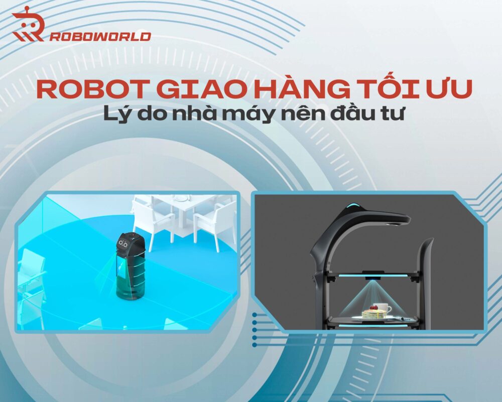 Robot giao hàng tối ưu – Lý do nhà máy nên đầu tư