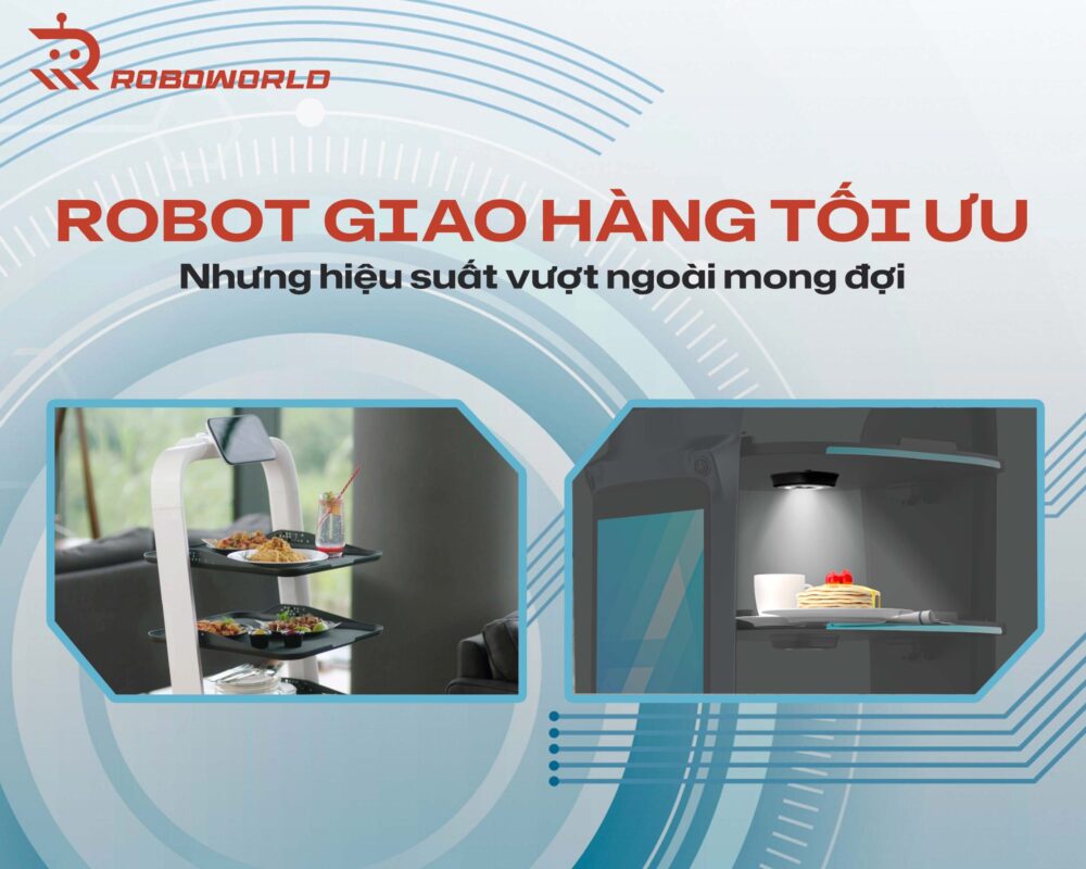 Robot giao hàng tối ưu nhưng hiệu suất vượt mong đợi