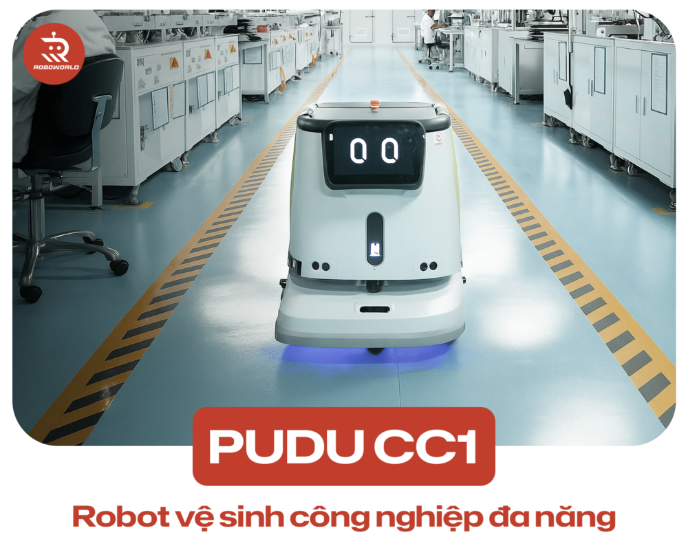 PUDU CC1 – Robot vệ sinh công nghiệp đa năng