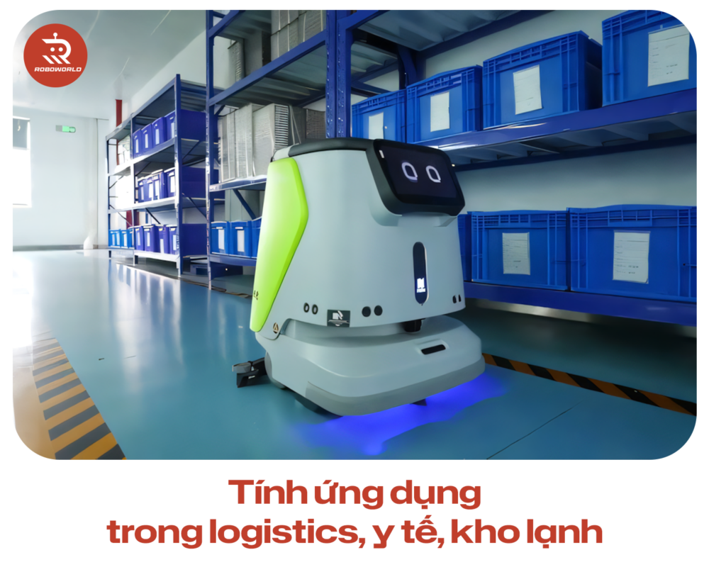 Tính ứng dụng trong logistics, y tế, kho lạnh