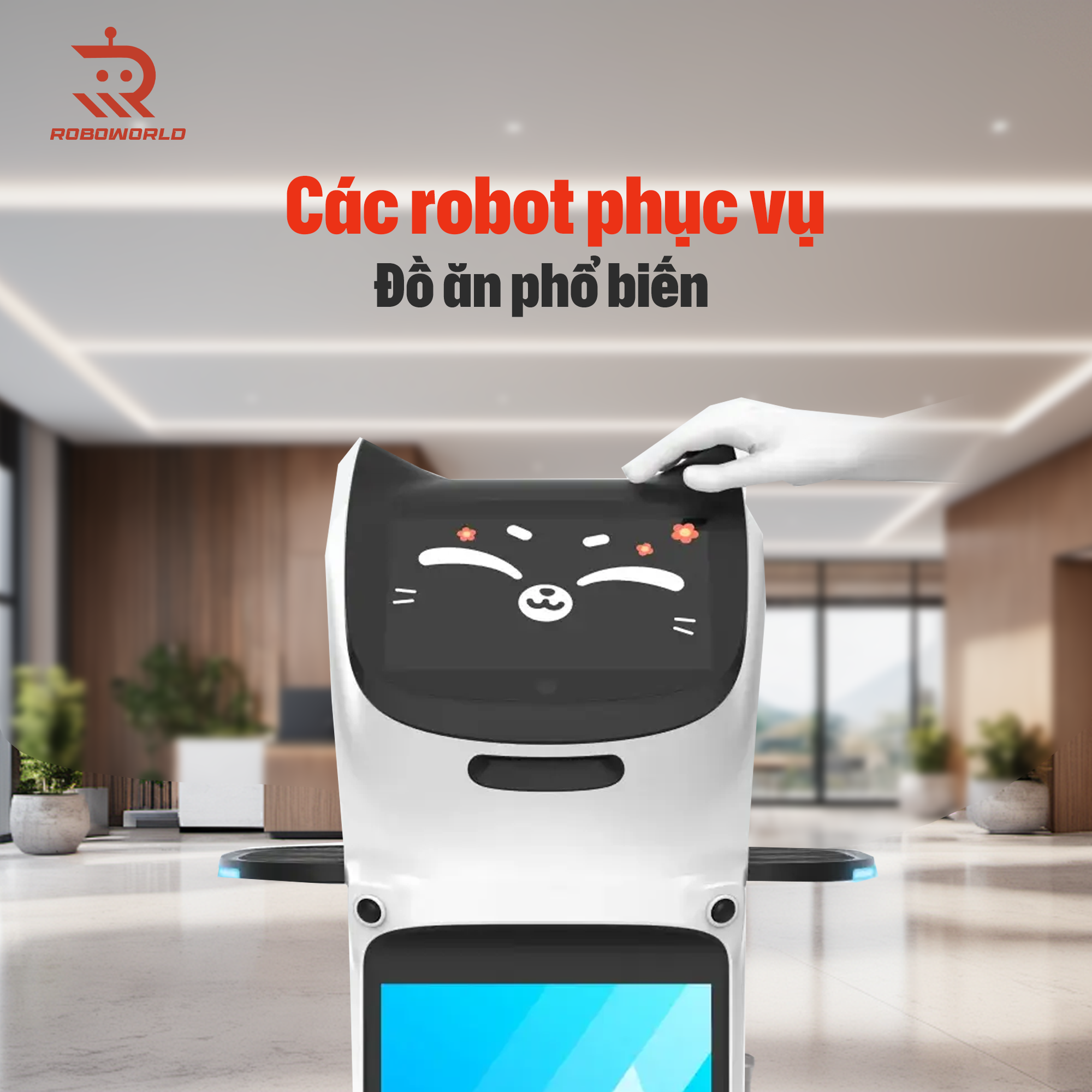 Các robot phục vụ đồ ăn phổ biến