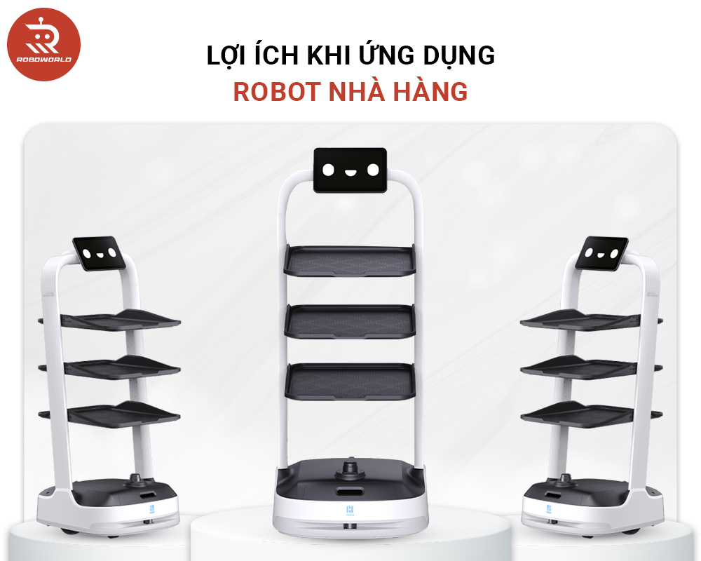 Lợi ích khi ứng dụng robot nhà hàng