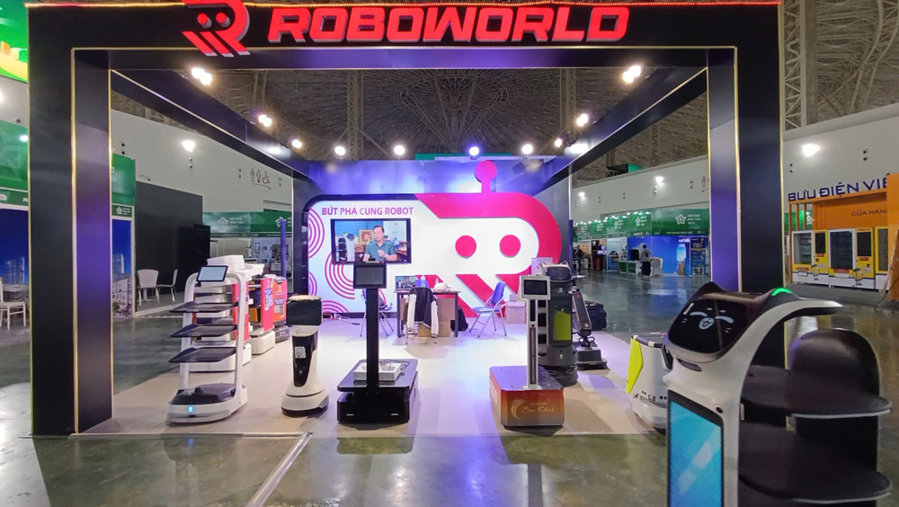 Gian hàng Roboworld đã sẵn sàng đón khách tham dự Hội chợ Mùa thu 2025 lần thứ nhất