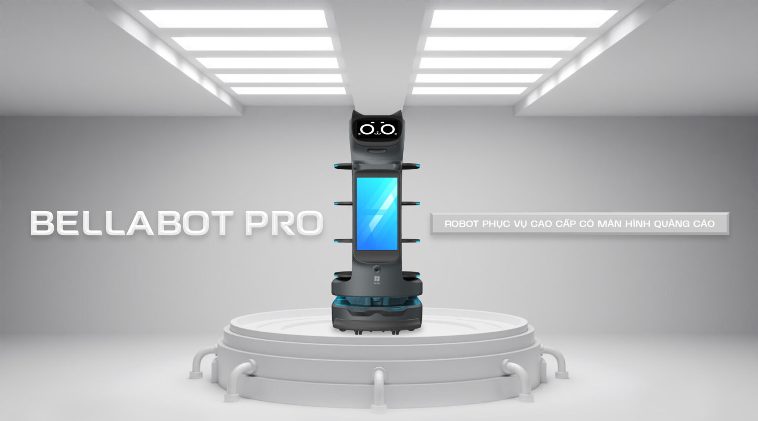Pudu BellaBot Pro - Robot dịch vụ và tự động hóa thông minh