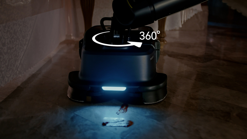 Robot Pudu SH1 vận hành hiệu quả tại spa, phòng khám và lớp học, giữ không gian luôn sạch sẽ, khô ráo và chuyên nghiệp