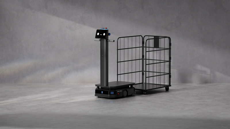Robot vận chuyển Pudu T300 do ROBOWORLD phân phối chính hãng, giải pháp tự động hóa logistics nội bộ cho doanh nghiệp hiện đại