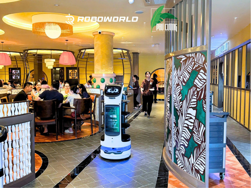Giải pháp robot của ROBOWORLD được triển khai tại nhiều không gian dịch vụ quy mô lớn tại Việt Nam