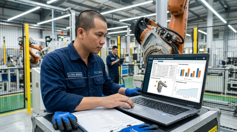 Lưu lại nhật ký bảo trì giúp theo dõi tình trạng thiết bị và tối ưu kế hoạch bảo dưỡng định kỳ