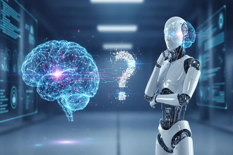 Robot thông minh kết hợp AI, cảm biến và cơ khí chính xác để tự phân tích môi trường và đưa ra quyết định tự động
