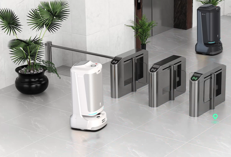 Robot kết nối với hệ thống IoT và Cloud để di chuyển tự động qua cửa từ, thang máy,...