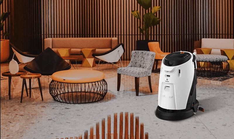 Gausium Omni (Scrubber 50) tối ưu vệ sinh diện tích lớn 