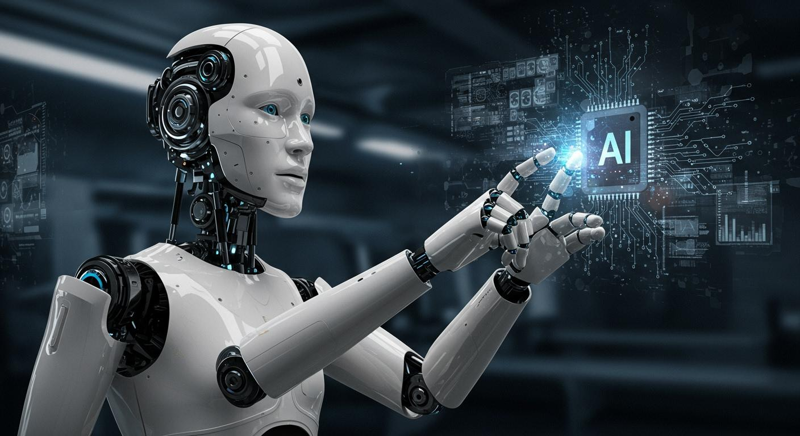 Robot trí tuệ nhân tạo (AI Robotics) - sự kết hợp giữa cơ khí và AI giúp máy móc có khả năng học hỏi, nhận thức và ra quyết định như con người