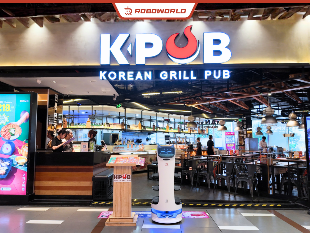 BellaBot tại nhà hàng KPub Korean Grill Pub – chuỗi nướng Hàn Quốc của Golden Gate