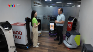 Lãnh đạo Roboworld giới thiệu hệ sinh thái robot dịch vụ và công nghiệp trên VTV2 S-Tech