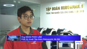 Ông Đặng Phúc Lâm – Phó Giám đốc Ban Kỹ thuật Tập đoàn Roboworld chia sẻ quy trình triển khai robot