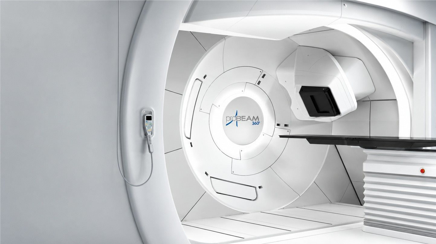 Hệ thống xạ trị proton ProBeam 360 trong dự án bệnh viện có robot AI ở Cần Thơ