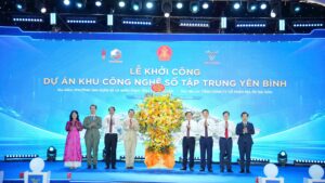 Lễ khởi công Khu công nghệ số tập trung Yên Bình tại Thái Nguyên