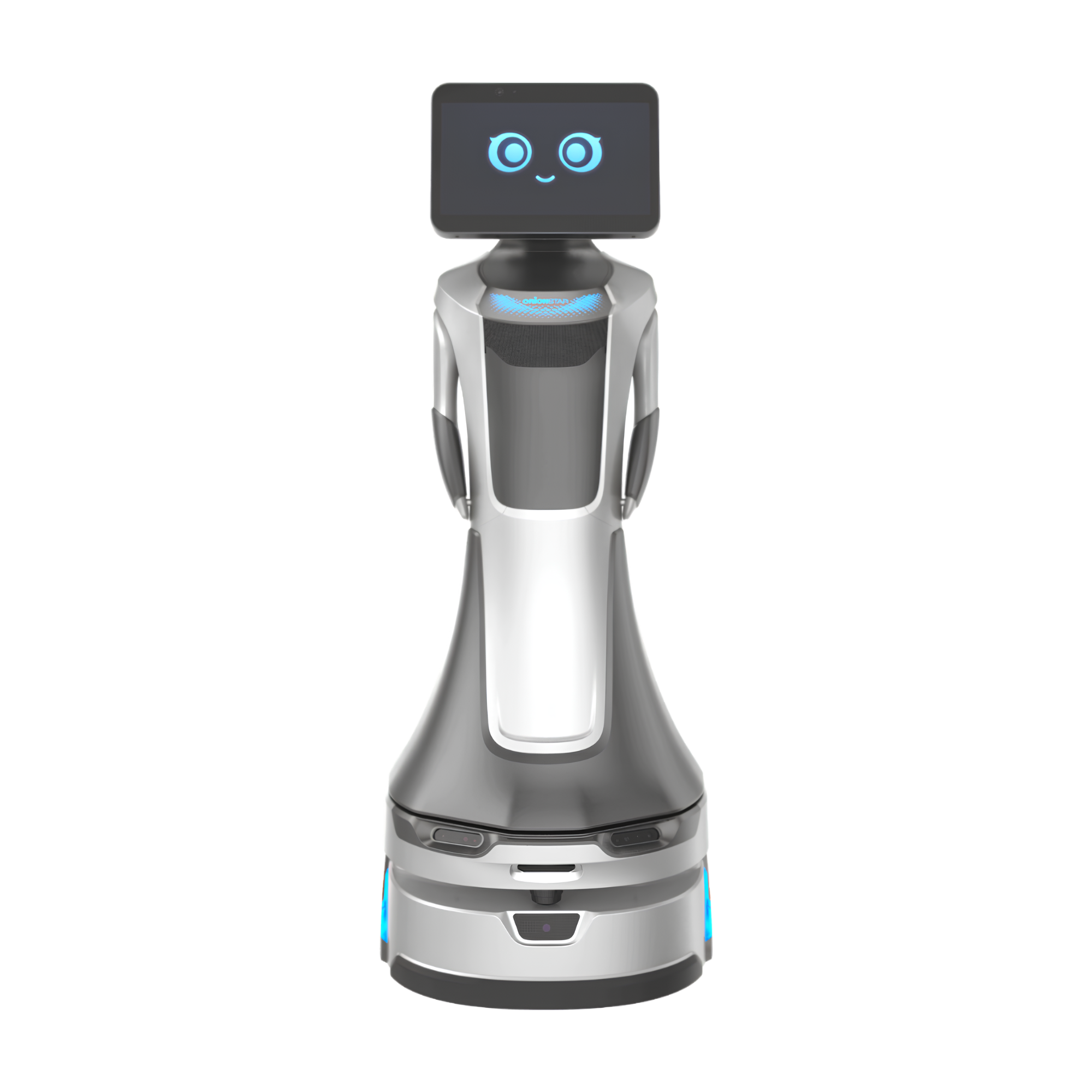 robot lễ tân khách sạn GreetingBot Nova đón khách