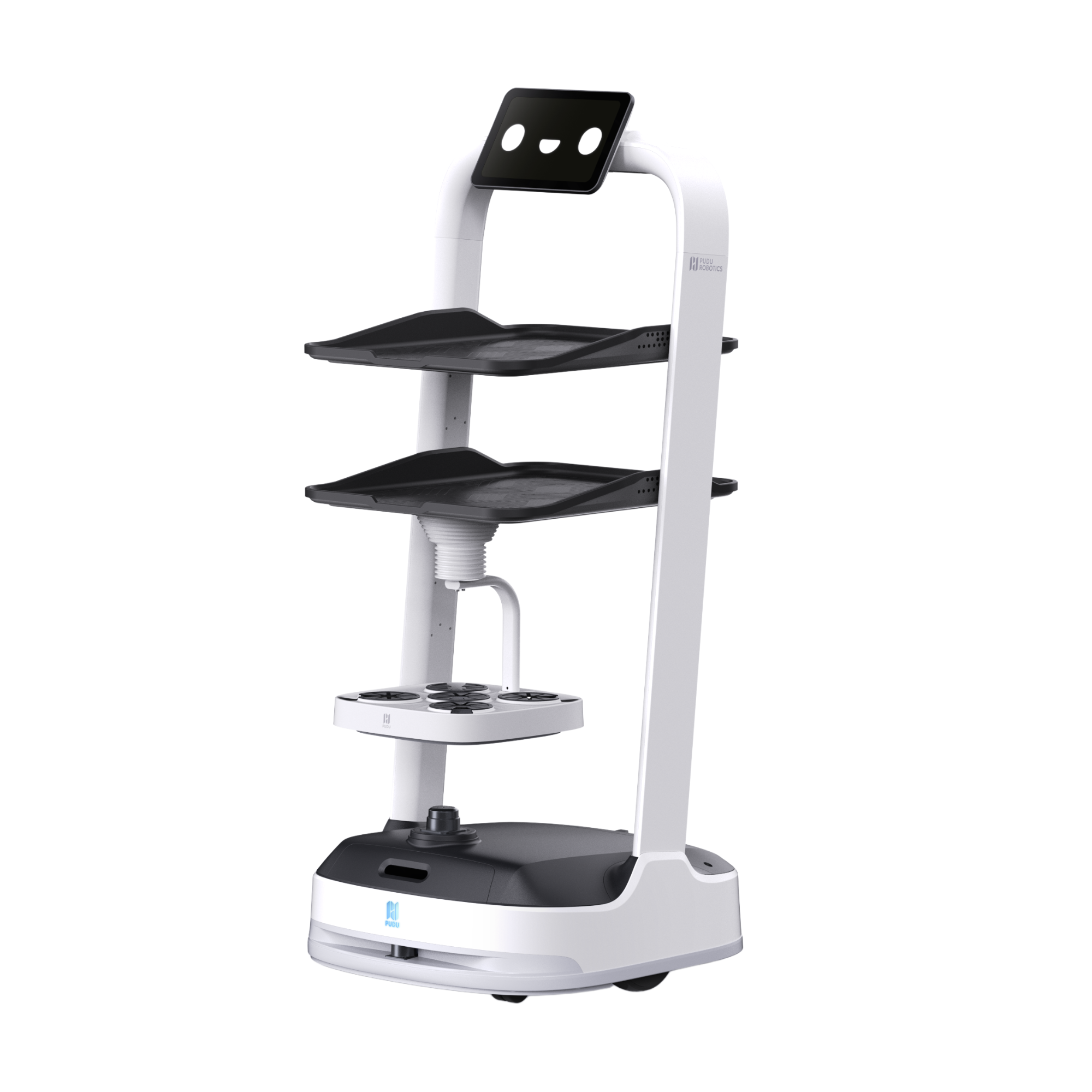 Robot phục vụ nhà hàng PuduBot 2 với thiết kế nhiều tầng khay