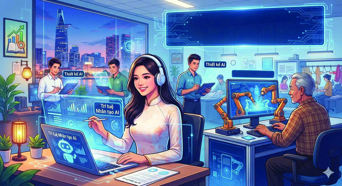 AI tái định hình thị trường lao động Việt Nam