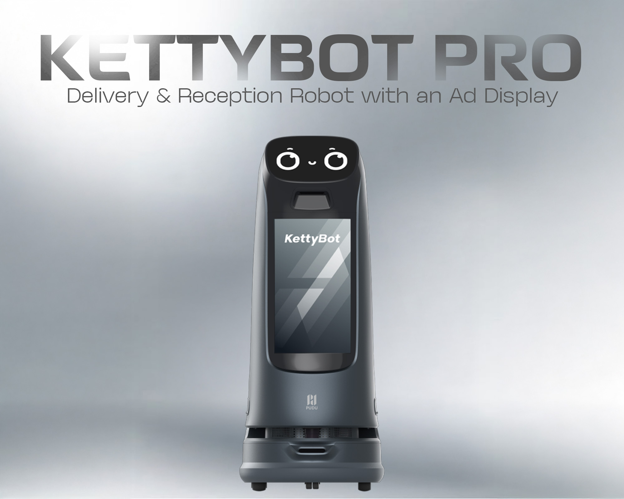 Thuê robot triển lãm KettyBot Pro phát tờ rơi tại gian hàng