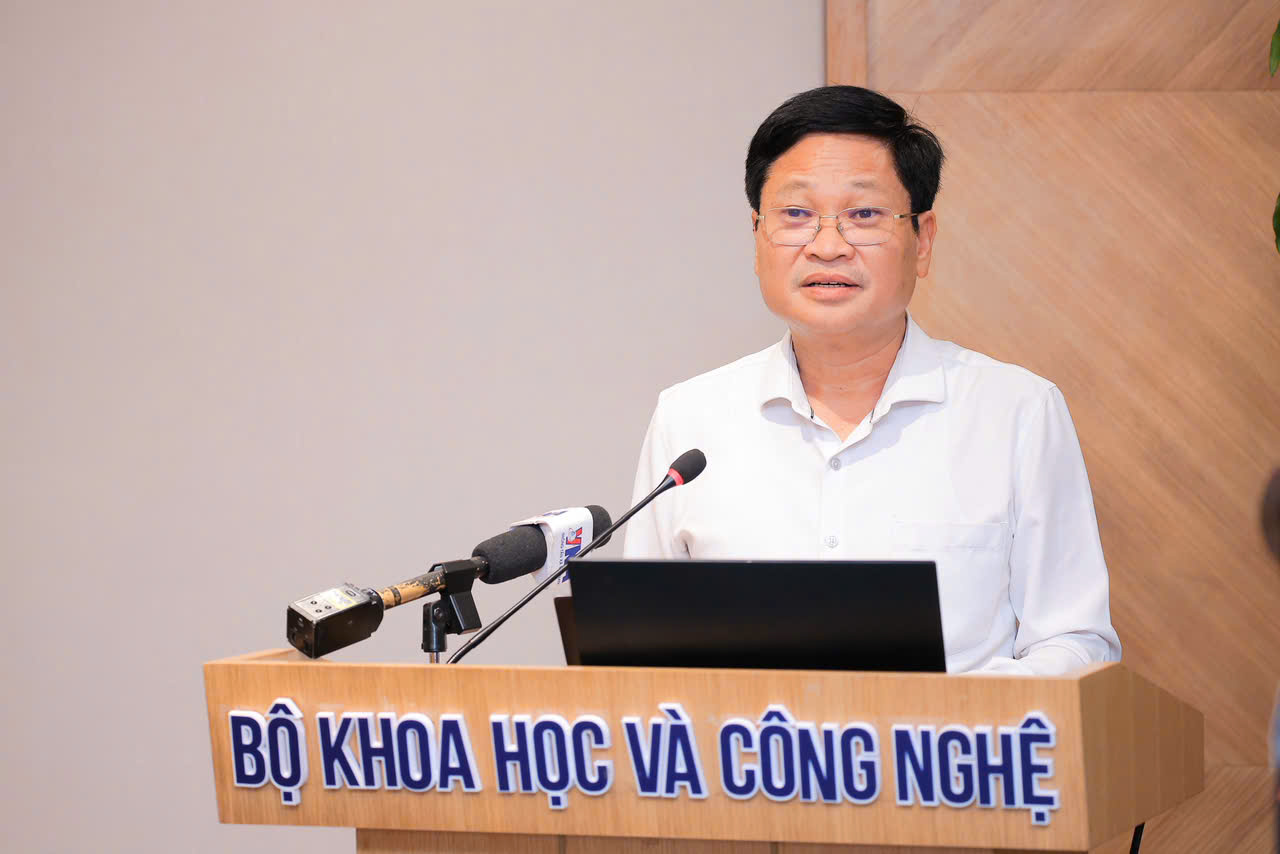 Đại diện Cục Công nghệ số và Trí tuệ nhân tạo giới thiệu nội dung chiến lược