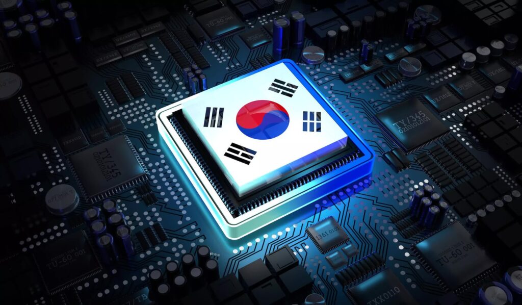 AI miễn phí cho toàn dân tại Hàn Quốc, chip bán dẫn mang hình cờ Hàn Quốc