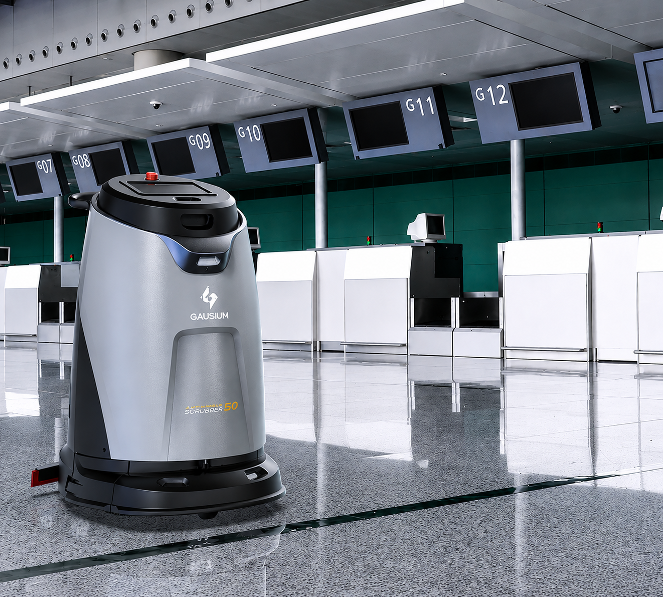 Robot lau sàn công nghiệp Gausium Scrubber 50