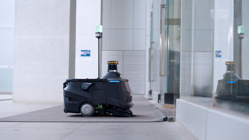 Robot lau sàn công nghiệp Pudu MT1 Max