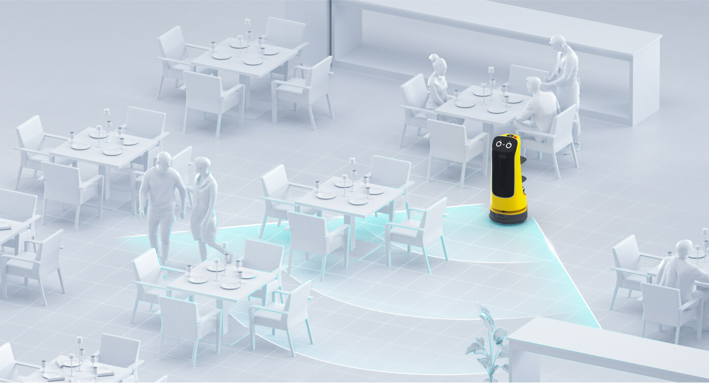 KettyBot Pro có hỗ trợ định hướng trong không gian lớn