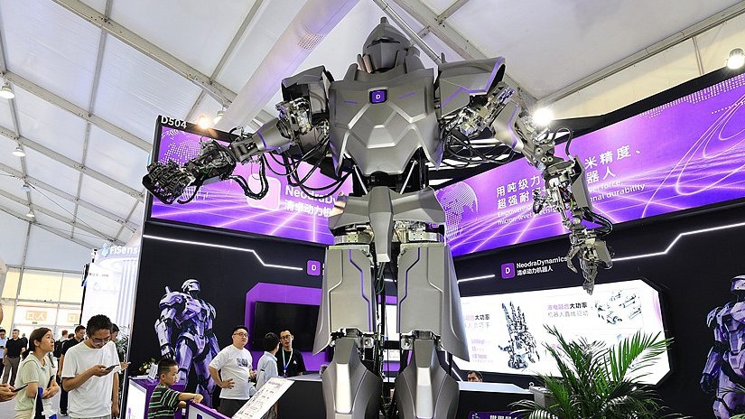 Hệ khớp thủy lực trên robot hình người Neo1 của NeodraDynamics