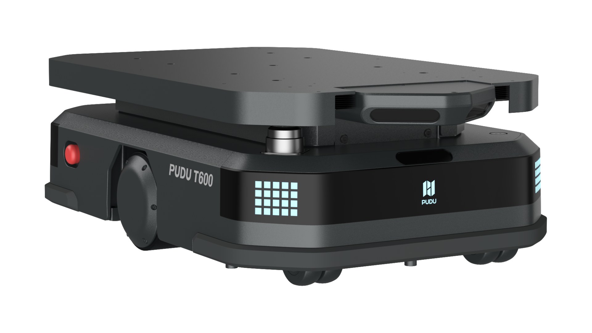 Robot PUDU T600 Underride thiết kế thấp chui gầm kéo xe hàng tải nặng