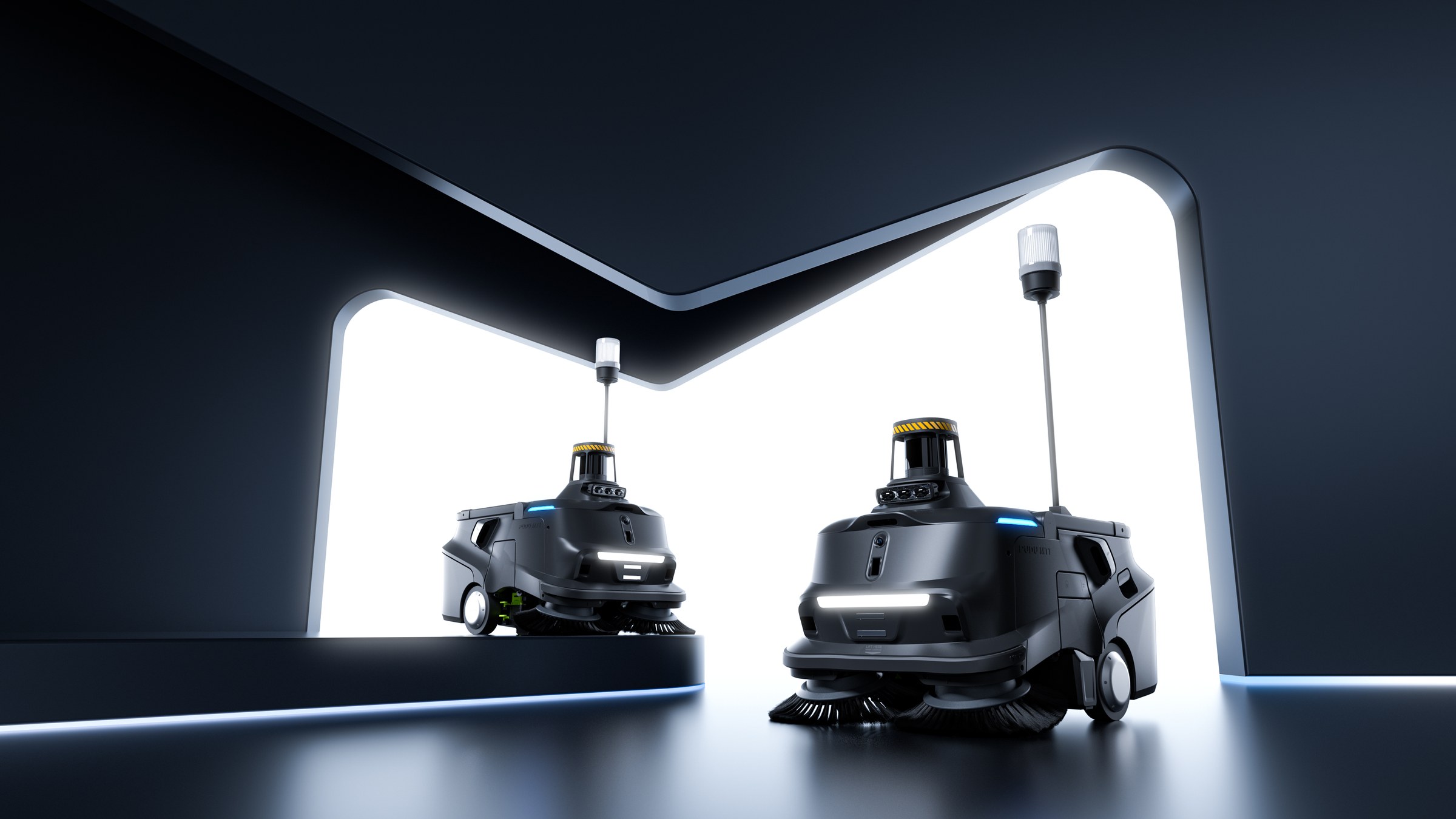 Robot quét dọn PUDU MT1 Max cho không gian rộng như sảnh triển lãm